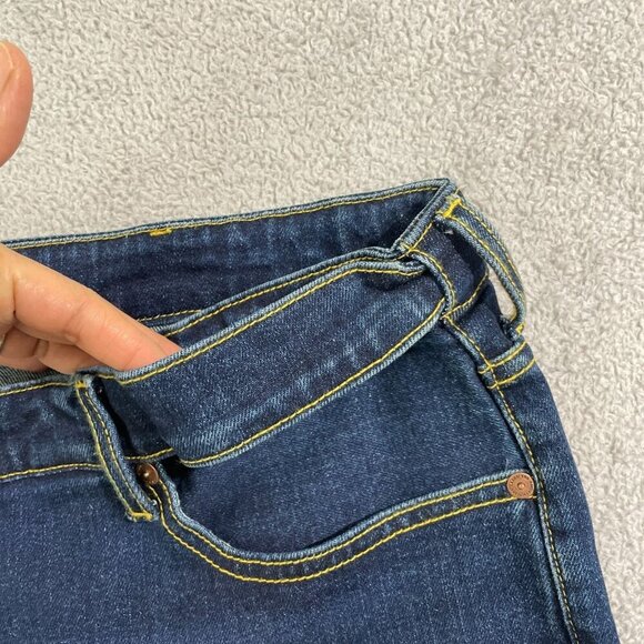 NWOT Lands' End Men's 42 Tall Traditional Fit Straight Leg Jeans Elastic Waist - Picture 8 of 9